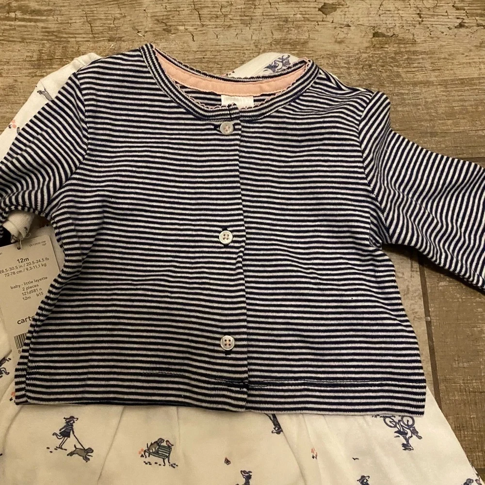 NWT carters 2-piece sweater/dress set
